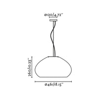 MAR H260 lampada a sospensione