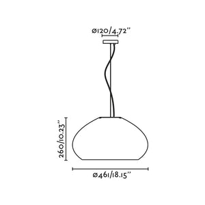 MAR H260 lampada a sospensione
