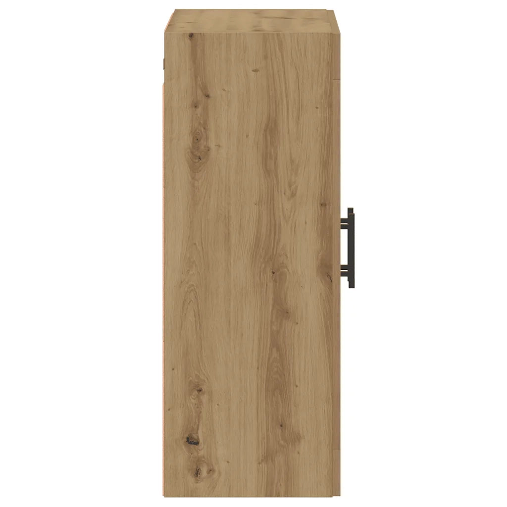 Mobile a Parete Rovere Artigianale 69,5x34x90 cm in Truciolato