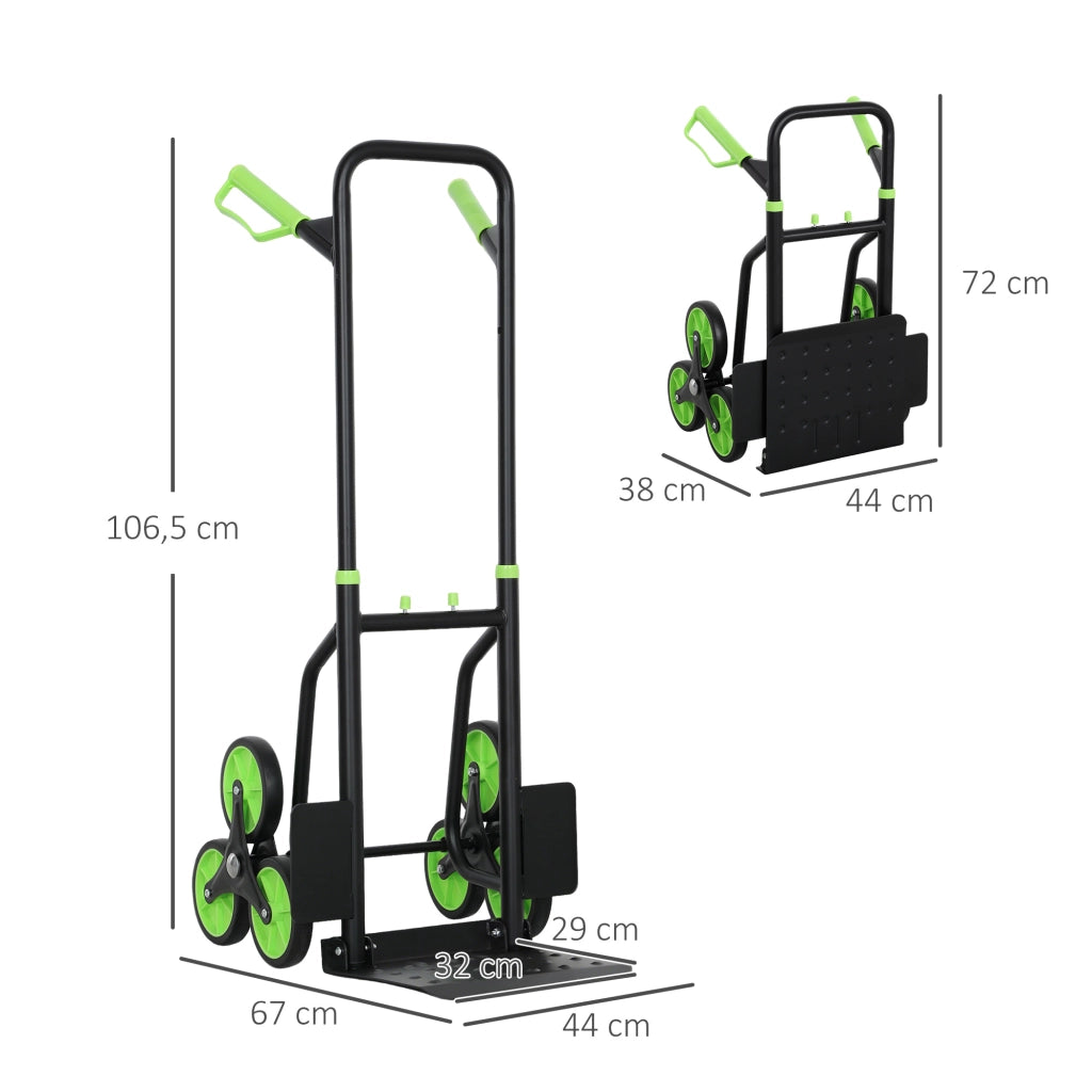 Carrello Trasporto Piegevole ¨C Zephmum ¨C Acciaio 120kg