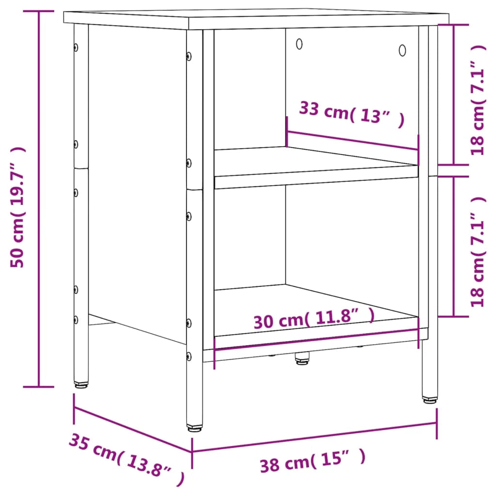 Scarpiera mobile contenitore per scarpe mobile per ingresso/corridoio/soggiorno legno Sonoma 38 x 35 x 50 cm grigio 02_0022063