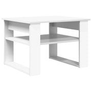 Tavolino da salotto | Tavolino da caff¨¨ | Tavolino da Soggiorno Bianco 64 x 54 x 44 cm Legno multistrato