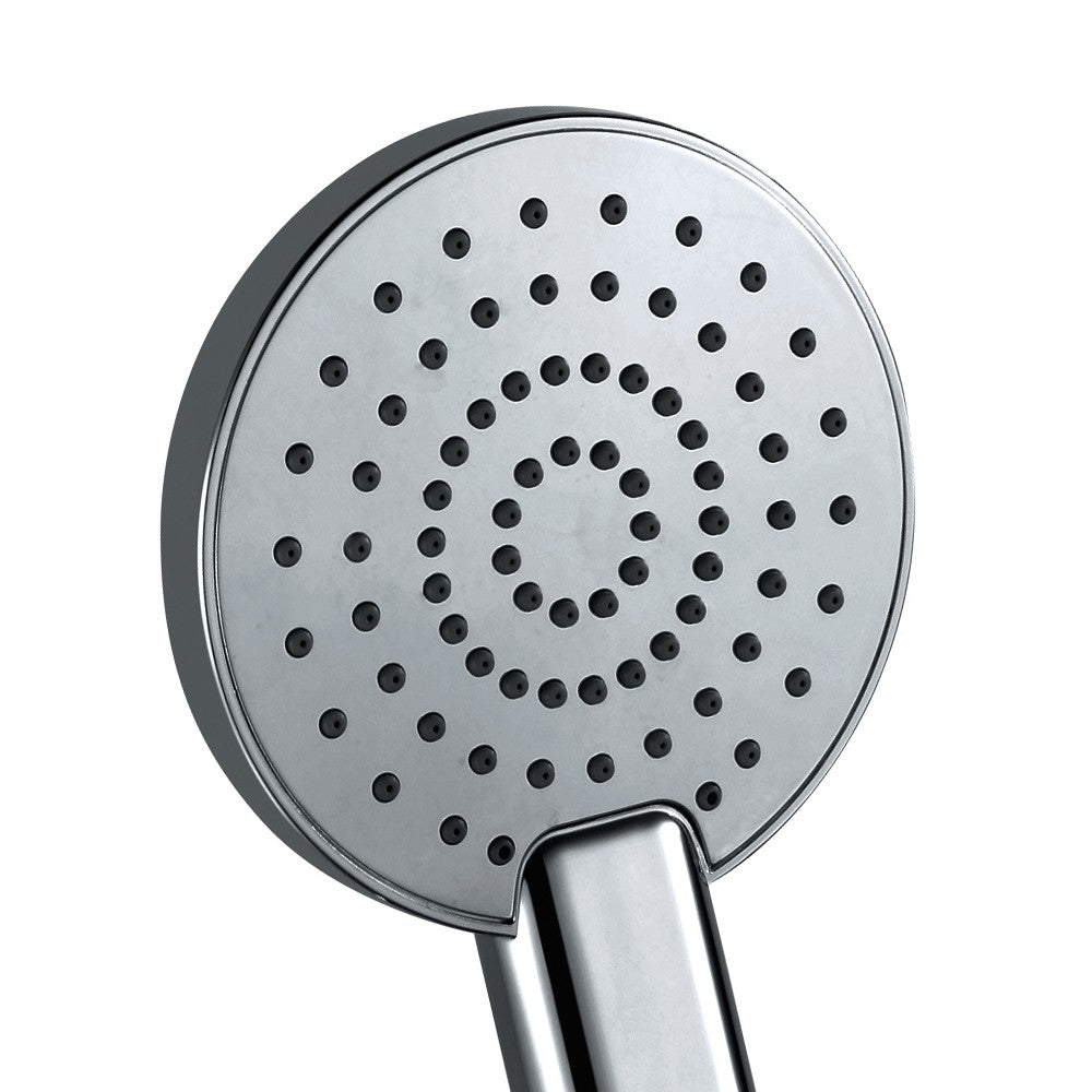 Doccetta cromata a 1 getto con risparmio d'acqua - serie delos