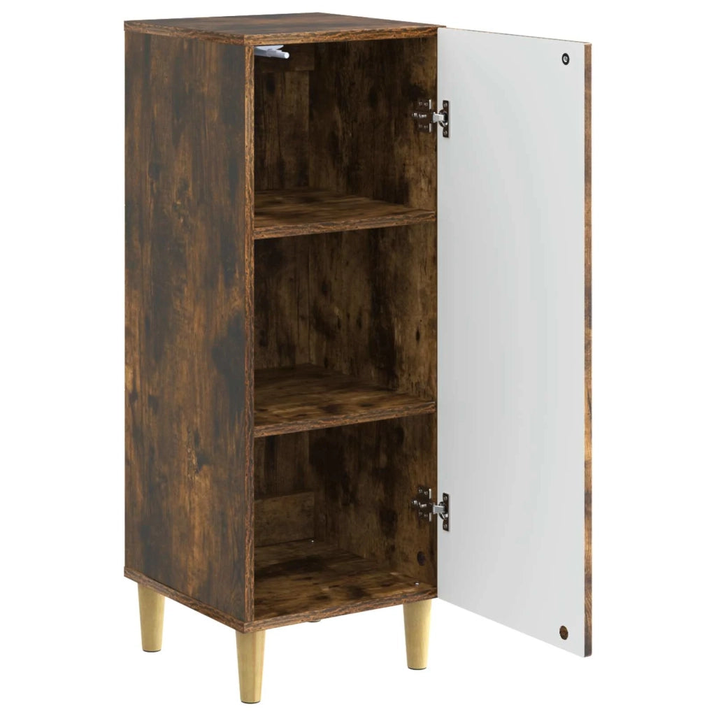 Credenza Rovere Fumo 33 x 34,5 x 90 cm Legno ingegnerizzato