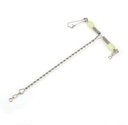 Accessori per Pesca - Swivels a T in Acciaio Inossidabile - 10 Stuks - Rotazione Flessibile - Luminosi - 12cm di Lunghezza - Visconnector