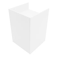 Bancone Cassa da Negozio Bianco TB60 Mobile Reception 2 Ripiani in MDF