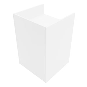 Bancone Cassa da Negozio Bianco TB60 Mobile Reception 2 Ripiani in MDF