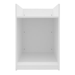 Bancone Cassa da Negozio Bianco TB60 Mobile Reception 2 Ripiani in MDF