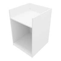 Bancone Cassa da Negozio Bianco TB60 Mobile Reception 2 Ripiani in MDF