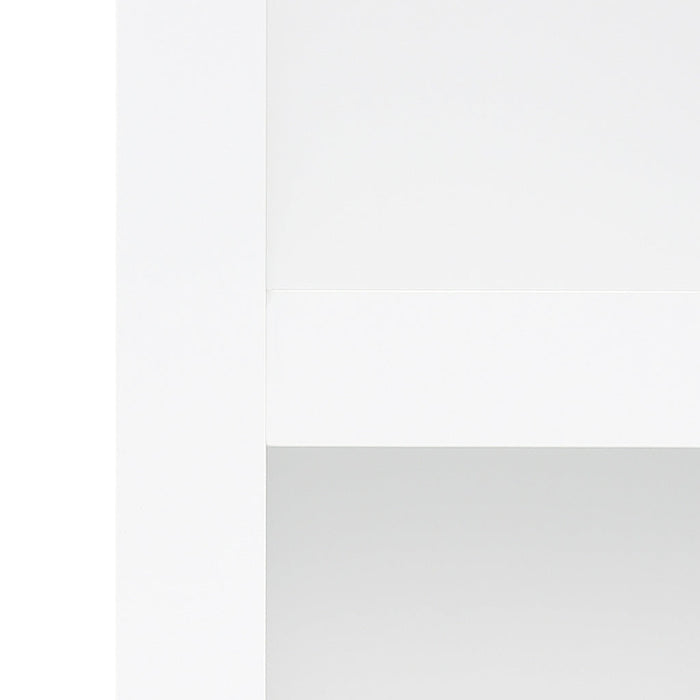 Bancone Cassa da Negozio Bianco TB60 Mobile Reception 2 Ripiani in MDF