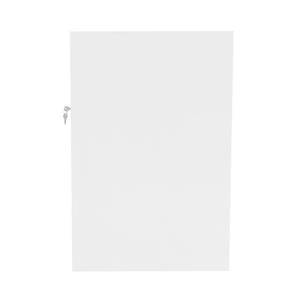 Bancone LED Bianco B900 con Vetrina, Ante Scorrevoli e Ripiani – Bloccabile