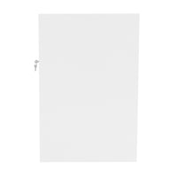 Bancone LED Bianco C1200 con 2 Ripiani a Vista e 1 Chiuso, Vetrina