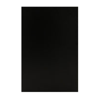 Bancone LED Nero K1200 con 3 Ripiani, Vetrina e Ante Bloccabili – 2 Chiavi