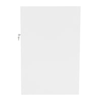 Bancone LED Bianco K1200 con 3 Ripiani, Vetrina e Ante Bloccabili – 2 Chiavi