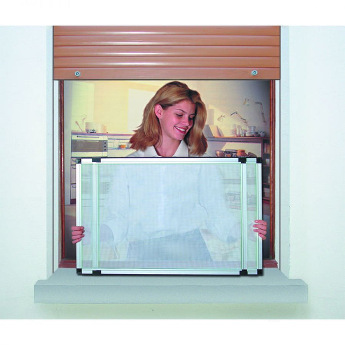 ZANZARIERA ESTENSIBILE DERBY 50X40 COLORE BIANCO RAL 9010