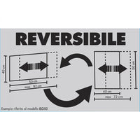 ZANZARIERA ESTENSIBILE DERBY 50X40 COLORE BIANCO RAL 9010