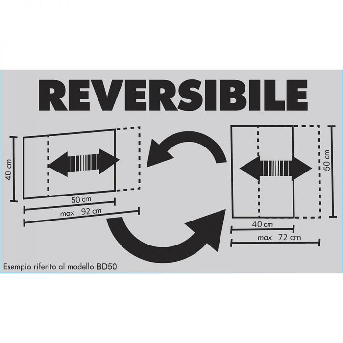 ZANZARIERA ESTENSIBILE DERBY 50X40 COLORE BIANCO RAL 9010