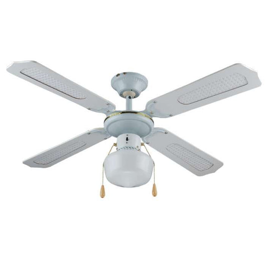 VENTILATORE A SOFFITTO 4 PALE BIANCO 105 CM 55W