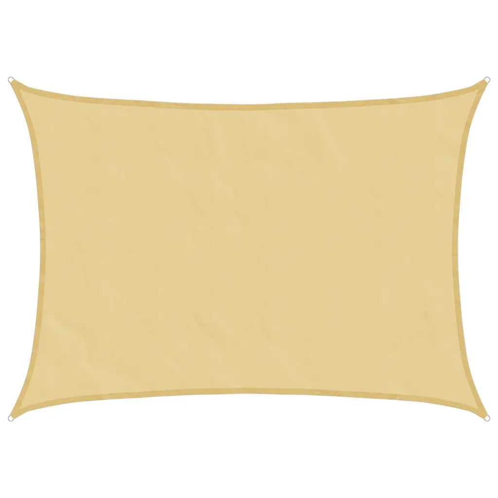 Vela Parasole Sabbia 8x6 m 100% Poliestere Oxford 4000583
