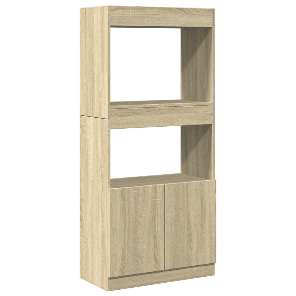 Credenza Rovere Sonoma 63x33x140 in Truciolato 855108