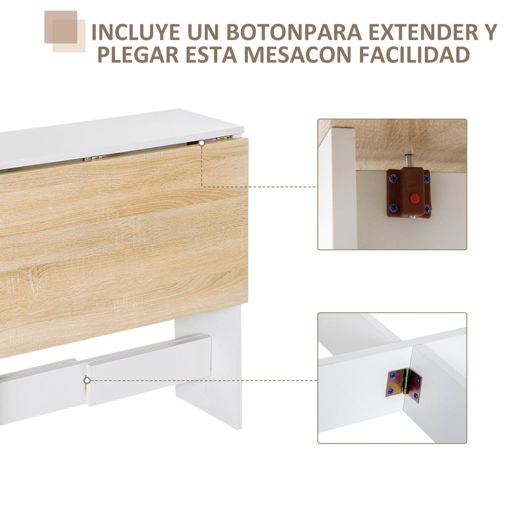 Tavolo pieghevole da pranzo ¨C zephmum ¨C 103x76x73,5cm legno
