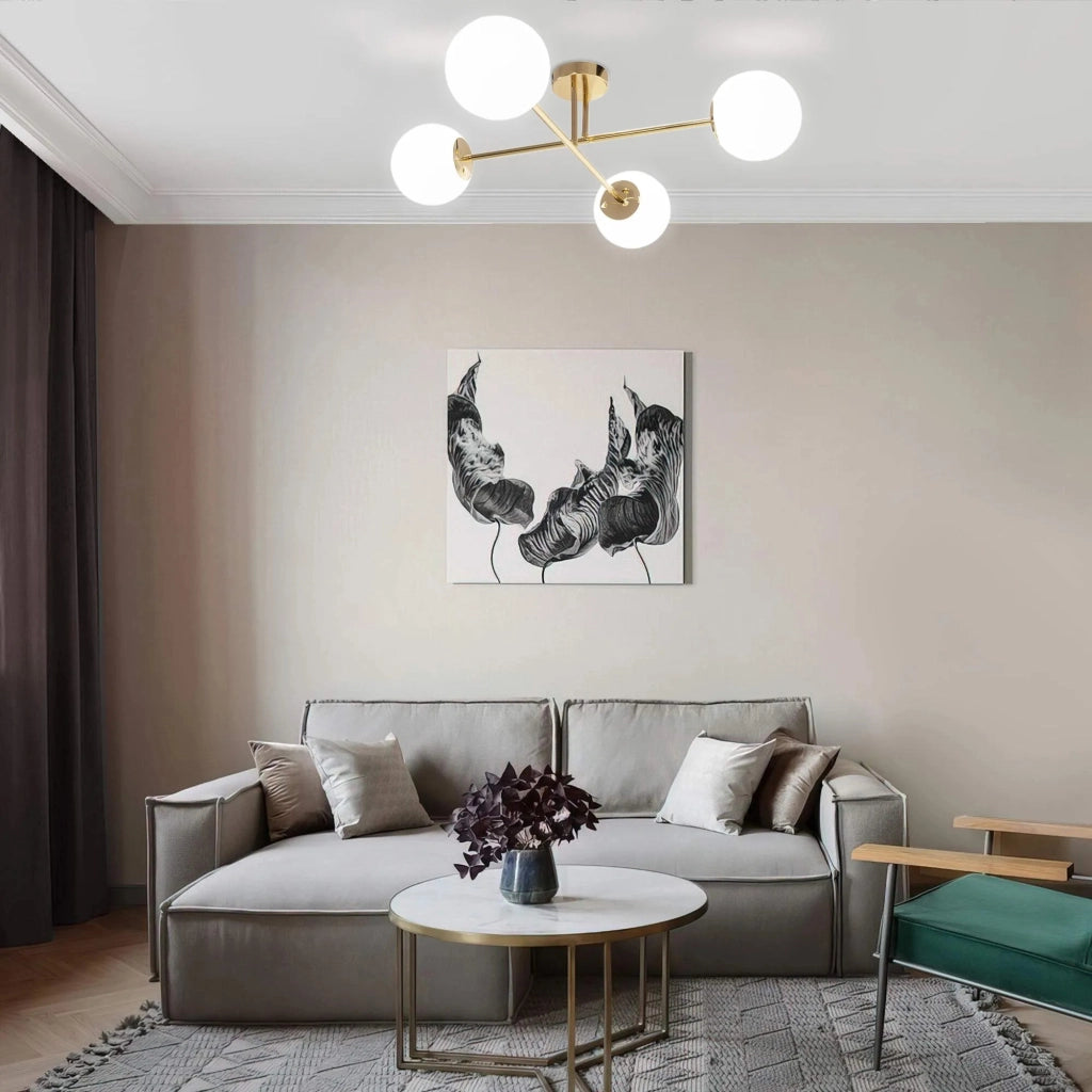 Lampada APP1248-4CP Gold