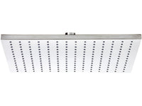 Soffione a pioggia quadrato piatto 30x30 cm