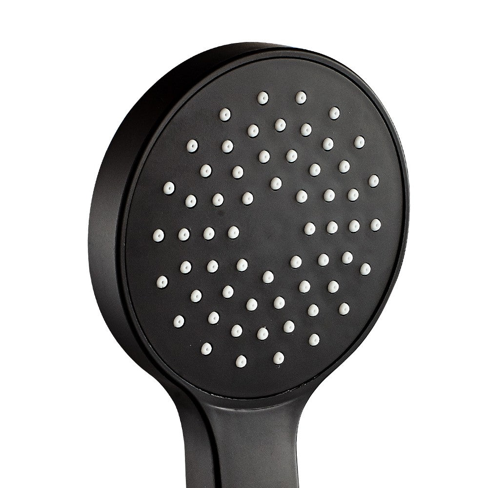 Doccia nera opaca a 1 getto con risparmio d'acqua - serie vogue