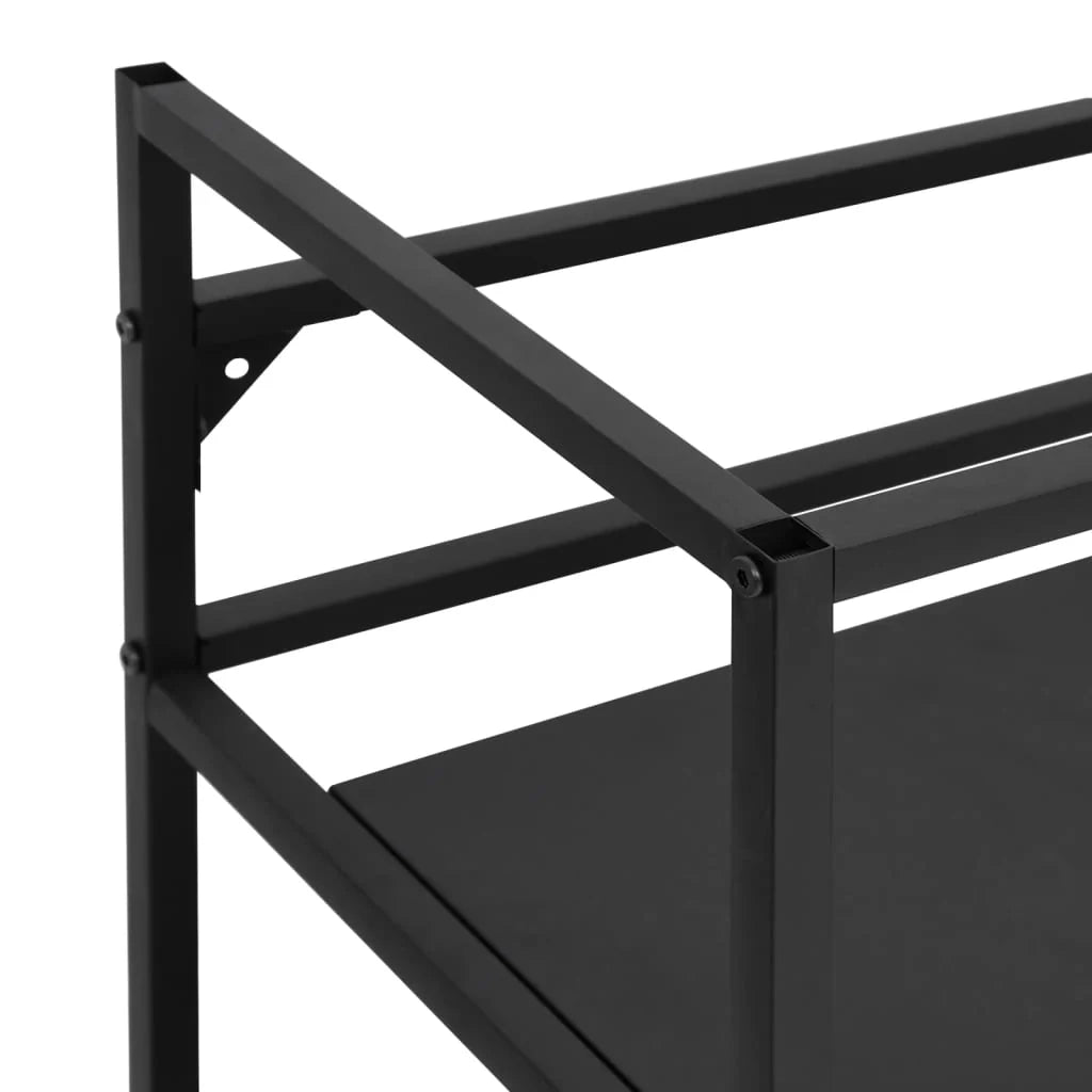 Telaio per lavabo da bagno 59 x 38 x 83 cm ferro nero 02_0006765