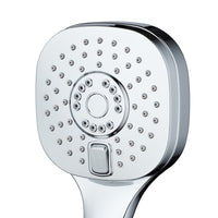 Doccino cromato a 2 getti con pulsante comando - serie paros