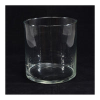 VASO CILINDRO D.19XH20CM IN VETRO TRASPARENTE