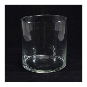 VASO CILINDRO D.19XH20CM IN VETRO TRASPARENTE