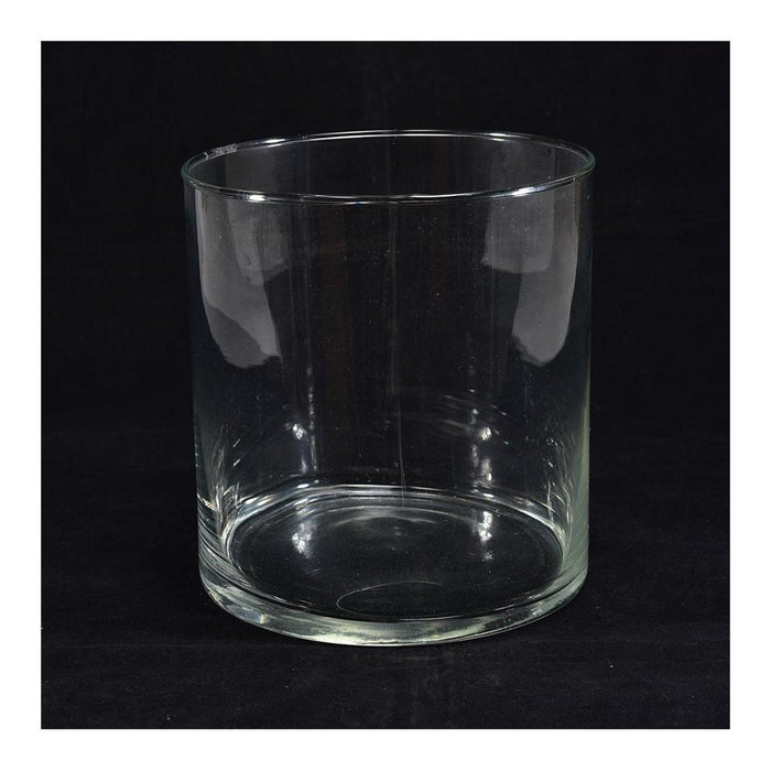VASO CILINDRO D.19XH20CM IN VETRO TRASPARENTE