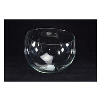 VASO OBLIQUE D.25XH20CM IN VETRO TRASPARENTE