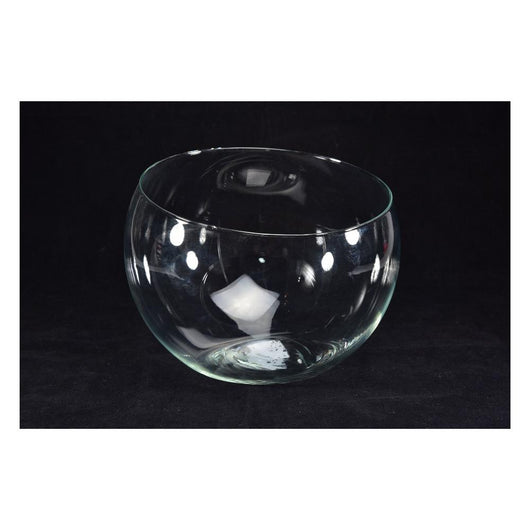 VASO OBLIQUE D.25XH20CM IN VETRO TRASPARENTE