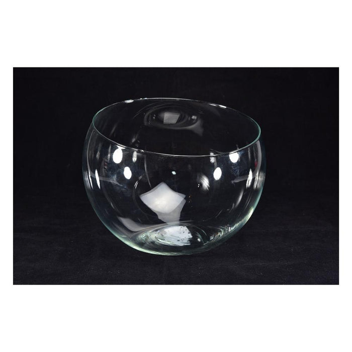 VASO OBLIQUE D.25XH20CM IN VETRO TRASPARENTE