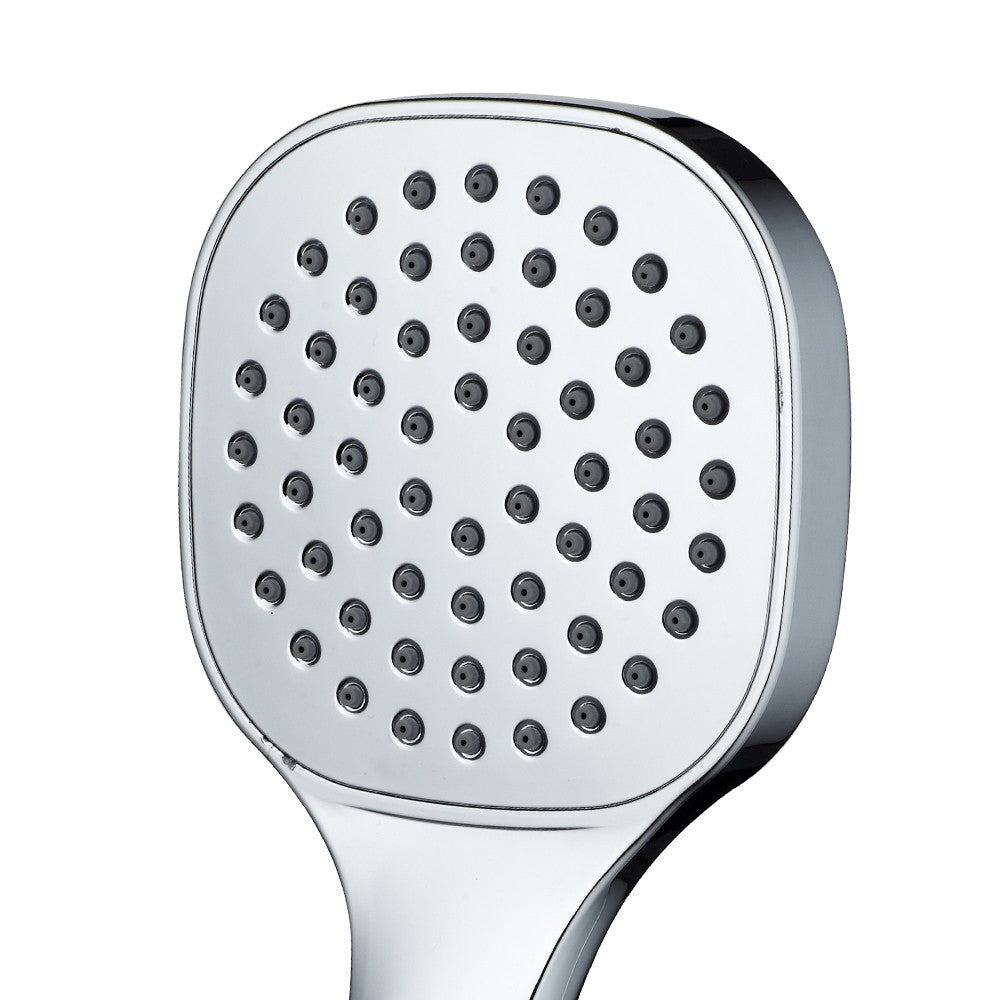 Doccia cromata anticalcare a 1 getto - serie paros