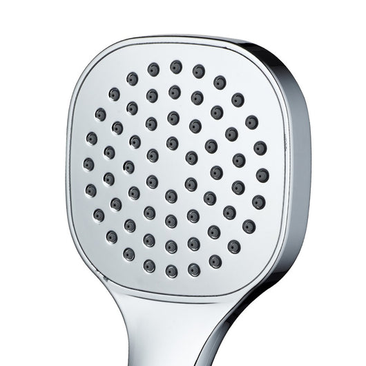 Doccia cromata anticalcare a 1 getto - serie paros