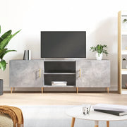 Mobile Porta TV Grigio Cemento 150x30x50cm in Legno Multistrato 829088