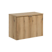 Set mobili bagno 80 cm con piano Nova Oak 80 x 1401 x 40 cm