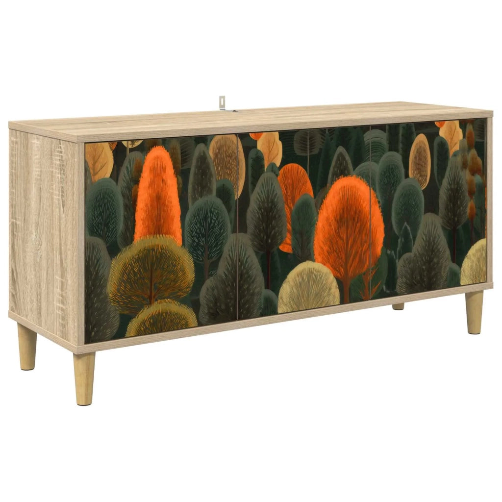 Mobile TV ZAANDAM 102 x 33 x 50 cm Sonoma Legno ingegnerizzato 8007080