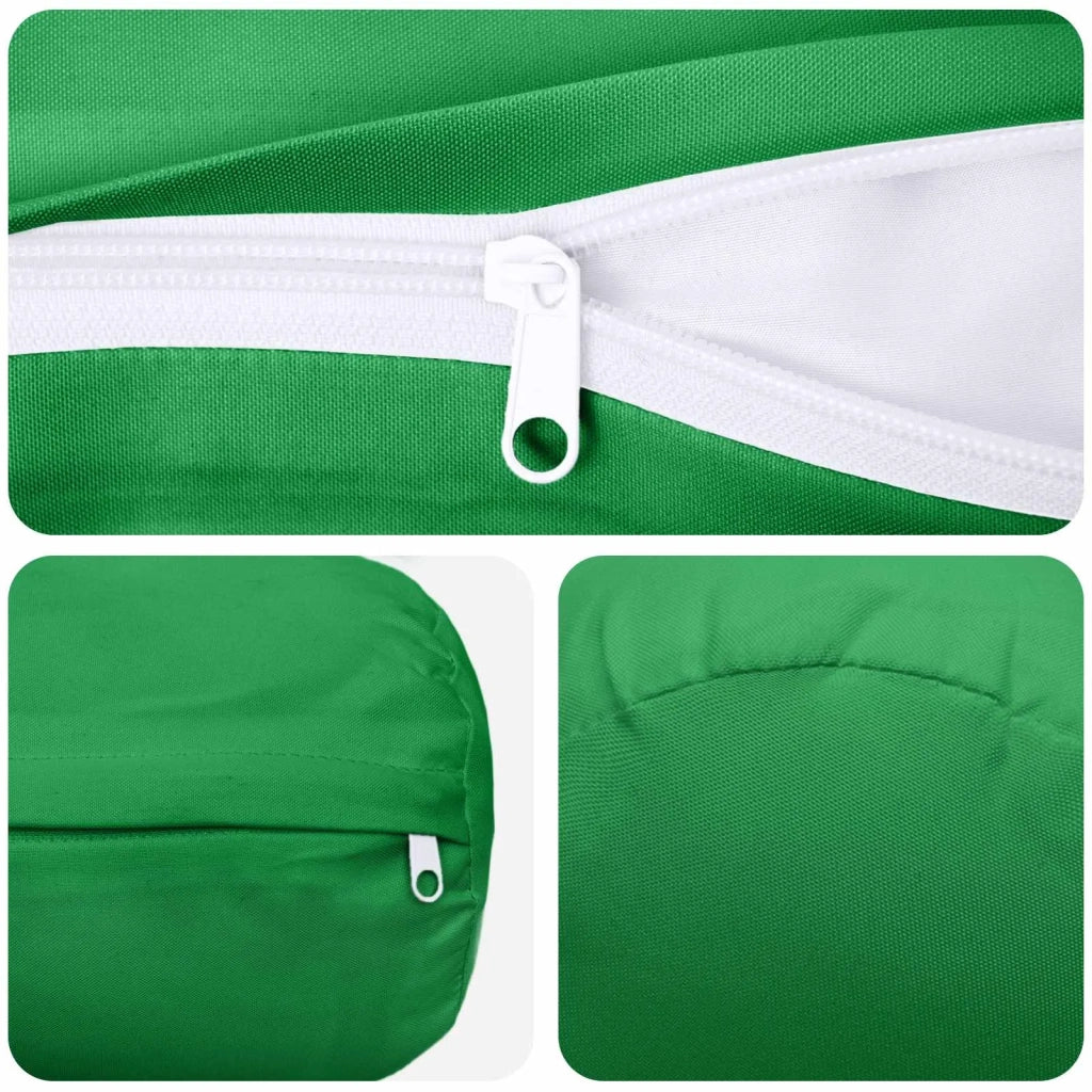 Federa 2 pcs HEERLEN Verde Ø 15 x 40 cm Poliestere 923327