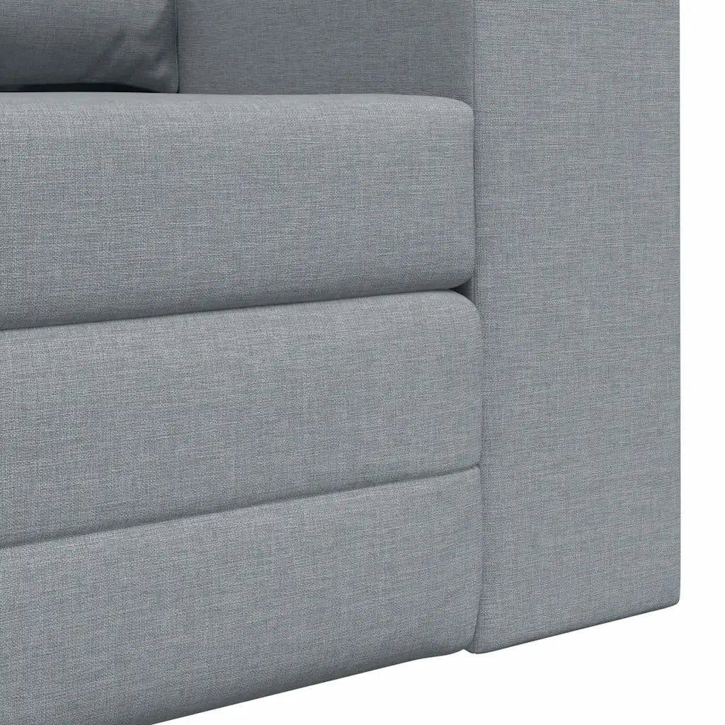Divano letto 60cm Grigio chiaro Tessuto 4106673