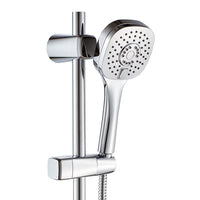 Set saliscendi anticalcare con doccino a 2 getti - serie paros