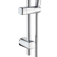 Set saliscendi anticalcare con doccino a 2 getti - serie paros