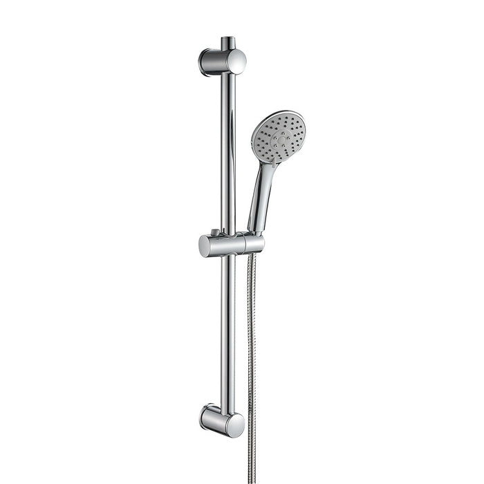 Saliscendi anticalcare con doccino a 3 getti - serie syros