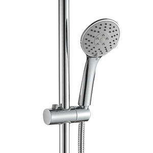 Saliscendi anticalcare con doccino a 3 getti - serie syros