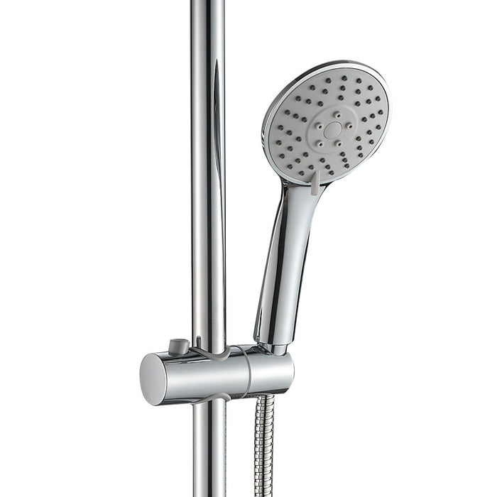 Saliscendi anticalcare con doccino a 3 getti - serie syros