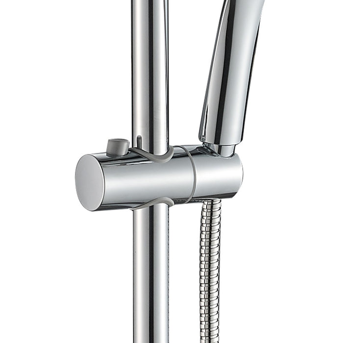 Saliscendi anticalcare con doccino a 3 getti - serie syros