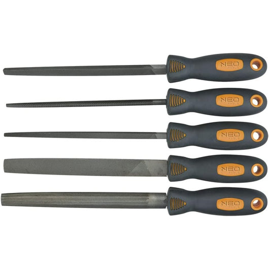 Topex 37-610 lime in acciaio per er metallo, 5 pezzi assortiti